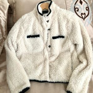 Thread and Supply Plush Cream Teddy Jacket